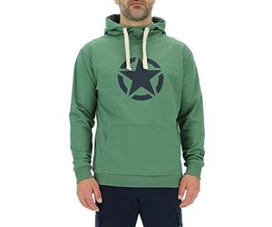 JEEP O102717-E949 J MAN Kapuzensweatshirt Star Großer Aufdruck J23S Vineyard Green/Night XXL