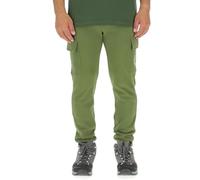 JEEP Herren Cargo-Jogginghose O102896OG - Olivgrün mit Jeep-Star-Print und Seitentaschen GR. M