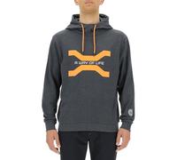 JEEP O102930-G557 XP Herren Kapuzen-Sweatshirt Großer Aufdruck Xtreme Performance Symbol - A Way of Life JX23A Dark Grey Melange S