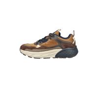 Sneaker JEEP "Jeep Sneaker Lederimitat/Textil", Herren, Gr. 41, tobacco, Lederimitat, Textil, Schuhe Sneaker (90804518-41) tobacco