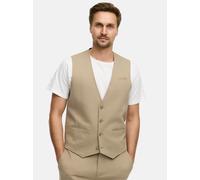 Jeff Anzugweste Herren Slim Fit Jersey beige, 46