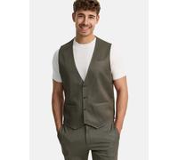 Jeff Anzugweste Herren Slim Fit Jersey braun, 46