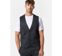 Jeff Anzugweste Herren Slim Fit Jersey grau, 50