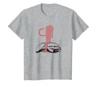 Jeff Beck - Pull It T-Shirt, Kinder, Grau Meliert, 152