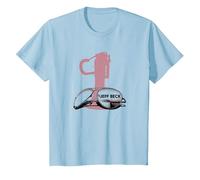 Jeff Beck - Pull It T-Shirt, Kinder, Himmelblau, 140