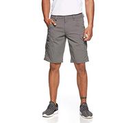 Jeff Green Herren Elastische Schnell Trocknende Leichte Kurze Cargo Outdoor Funktions Hose Stan, Größe:M, Farbe:Grey
