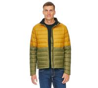 Jeff Green Herren Leichte 800 Cuin Daunenjacke Aidan Inklusive Transportbeutel, Größe:L, Farbe:Olive/Mustard