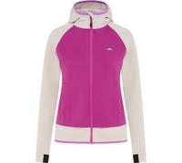 JEFF GREEN Microfleecekapuzenjacke Kaja (16424) 36 Grey Beige / Hollyhock