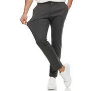 JEFF Herren Burch Performance Pants Chinohose | Herrenhose Super Stretch Stoffhose Bequeme Business Hose für Männer Charcoal Mix, 32/30