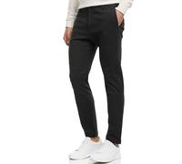 JEFF Herren Burch Performance Pants Chinohose | Herrenhose Super Stretch Stoffhose Bequeme Business Hose für Männer Raven, 32/32