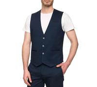 JEFF Herren JFFinn Weste mit 4-Wege-Stretch-Ponti Roma | Anzugweste Herrenweste Herringbone 54