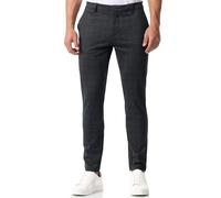 JEFF Herren JFOliver Chino Stoffhose mit 4 Taschen | Chinohose Herrenhose Stretch Hose Check 31/32