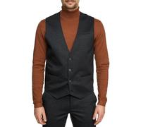 JEFF Herren JFTom Weste mit 4-Wege-Stretch-Ponti Roma | Anzugweste Herrenweste Mini check, 54