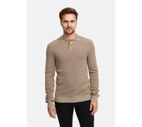 Jeff Strick-Polo Herren beige, S