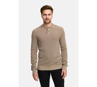 Jeff Strick-Polo Herren beige, XL