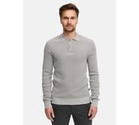 Jeff Strick-Polo Herren hellgrau, S