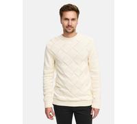 Jeff Strickpullover Herren Baumwolle weiß, L