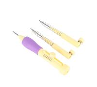 Jeffergarden Stanznadel-Stickset, Verstellbare Edelstahlnadeln, DIY-Kunsthandwerk für Heimdekoration und Anfänger (Plastik)