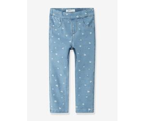 Jeggings mit Herzen Mädchen NAME IT jeansblau Gr. 98/104