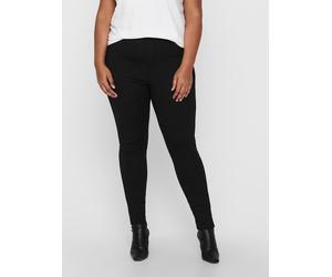 Jeggings ONLY CARMAKOMA "CARTAY SHAPE UP LEGGINGS PNT", Damen, Gr. M (46/48), N-Gr, schwarz, Jersey, Obermaterial: 65% Viskose, 28% Polyester, 7% Elasthan, unifarben, skinny fit normal, Hosen Jeggings