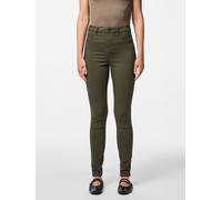 Jeggings PIECES "PCHIGHSKIN WEAR JEGGINGS", Damen, Gr. M (38), N-Gr, forest night, Web, Obermaterial: 77% Viskose, 20% Nylon, 3% Elasthan, unifarben, slim fit lang, Hosen Jeggings, Viskosemischung, sk