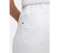 Schlupfjeans SHEEGO, Damen, Gr. 52, Normalgrößen, weiß (weiß denim), 98% Baumwolle, 2% Elasthan, unifarben, lang, Jeans Schlupfjeans (44540364-52) weiß denim