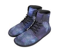 Jeiento Butterfly Schuhe Damen Mandala Blume Barfußschuhe High Top Wide Toe Box Schuhe Galaxy Butterfly Walking Schuhe Trainer Laufschuhe,38 EU