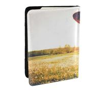 JEJEA Reise-Organizer mit Kuh-Motiv, Kreditkartenetui, Reisepasshülle, Brieftasche, für Reisen, Schwarz , Einheitsgröße