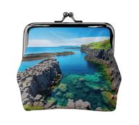 Jeju Island Korea Print Kleingeldbörse für Damen, Münzgeldbörse, kleine Beutel mit Kussschloss, für Münzen, Karten, kleine Gegenstände