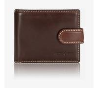 Jekyll & Hide Bifold Leder Geldbörse mit Münzfach aus Leder Mocha