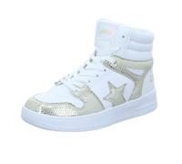 Jela Kinder-Mädchen-Sneaker Ella Weiß-Gold 36