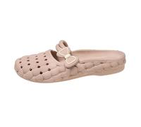 Jelly Mesh Slides Damen Casual Comfortable Closed Round Toe Slip On Soft Sole Clear Mule Sandals Für Summer Indoor Outdoor Urlaub Beach Slippers Badeschuhe Badelatschen