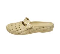 Jelly Mesh Slides Damen Casual Comfortable Closed Round Toe Slip On Soft Sole Clear Mule Sandals Für Summer Indoor Outdoor Urlaub Beach Slippers Badeschuhe Badelatschen