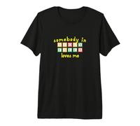 Jemand in Sioux Falls liebt Mich mit Bausteinen für Kinder Premium T-Shirt