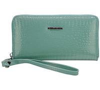 Jennifer Jones - Damen Leder Geldbörse - Geldbeutel für Frauen - Portemonnaie mit RFID-Schutz - Croco-Optik