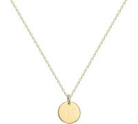 Jenosy Personalisierte Gold Kette Mit Buchstaben - Zarte Damen Halskette Mit Namen, Hypoallergene 18K Vergoldete Modeschmuck für Frauen und Mädchen