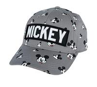 Jerry Leigh Disney Kinder Mickey Mouse Print Baseball Cap, GRAU, Einheitsgröße