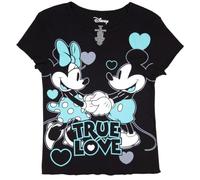 Jerry Leigh Mickey und Minnie Mouse True Love Damen Nachthemd, Schwarz , XL