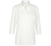 Jersey-Bluse 3/4-Arm Peter Hahn weiss 40
