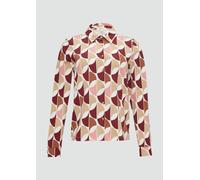 Jersey-Bluse mit All-over-Print 38 rot 2158690.33A2.38