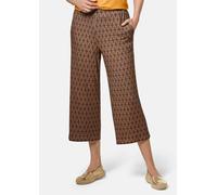 Jersey-Culotte VERA mit geometrischem Print schwarz 38 3/4-Länge