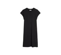 Jerseykleid MARC O'POLO "mit TENCEL™ Modal", Damen, Gr. XL, Normalgrößen, deep night blau, Obermaterial: 48% Modal, 48% Baumwolle, 4% Elasthan, unifarben, regular fit ca. Mitte Knie, Kleider Jerseykle