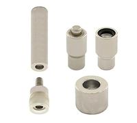 Jersey Druckknopf-Werkzeug für 8mm Metall-Druckknöpfe ohne Nähen, mit Einschlagstempel und auswechselbarem Werkzeug, ganz ohne Druckknopfzange
