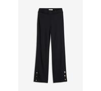 Jerseyhose BONPRIX, Damen, Gr. 52/54 (XXL), N-Gr, schwarz, Jersey, Obermaterial: 70% Viskose, 25% Polyester, 5% Elasthan, slim fit, Hosen Jerseyhose, mit Viskose-Anteil, schmale Passform, für Frühjahr