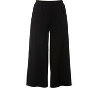 Jerseyhose BONPRIX "Jersey-Hose aus Rippe mit Bequembund", Damen, Gr. 48/50 (XL), N-Gr, schwarz, Obermaterial: 63% Polyester, 32% Viskose, 5% Elasthan, loose fit, Hosen Jerseyhose, aus Viskose, Polyes