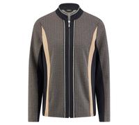 Jersey-Jacke Stehkragen Peter Hahn schwarz 44