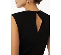 Jersey-Jumpsuit mit Wasserfall-Ausschnitt schwarz 38