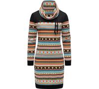 Sweatkleid RAGWEAR "Chlloe Jacquard YOUMODO", Damen, Gr. XL (42), Normalgrößen, bunt, Material: 70% Baumwolle, 30% Polyester, figurumspielend ca. Mitte Oberschenkel, hoch geschlossener Ausschnitt, Ärm