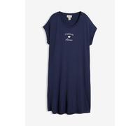 Jersey-Kleid mit Stickerei aus Viskose-Elasthan-Mix 44/46 (L)