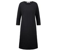 Jersey-Kleid Rundhals-Ausschnitt Peter Hahn schwarz 40